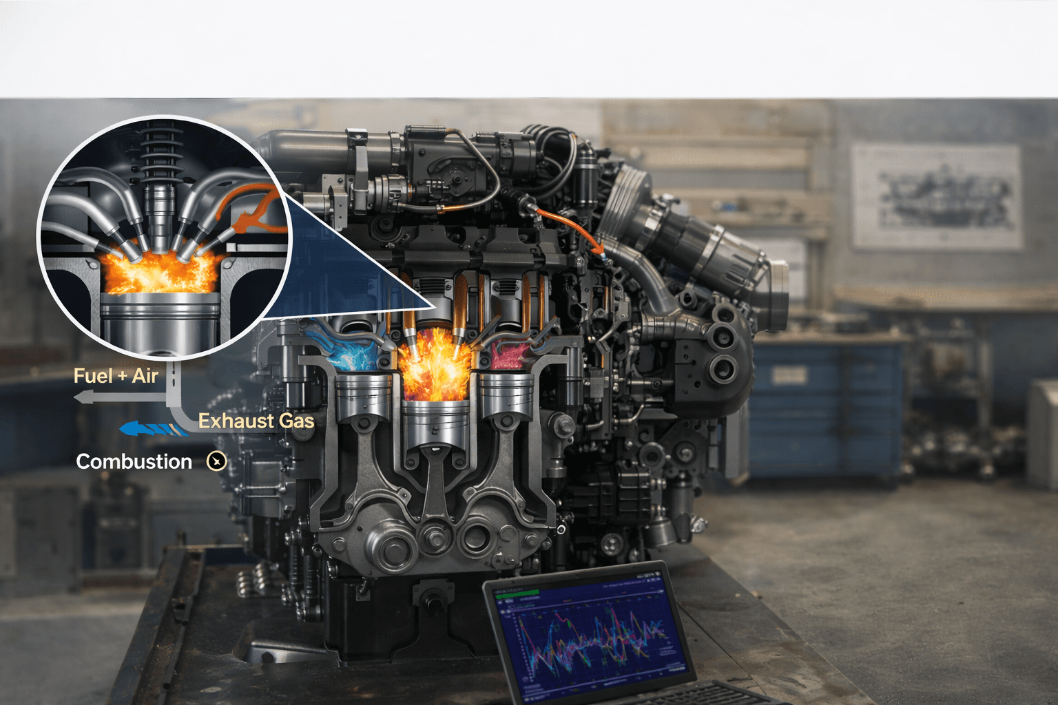PSI engine theory of operation diagram
