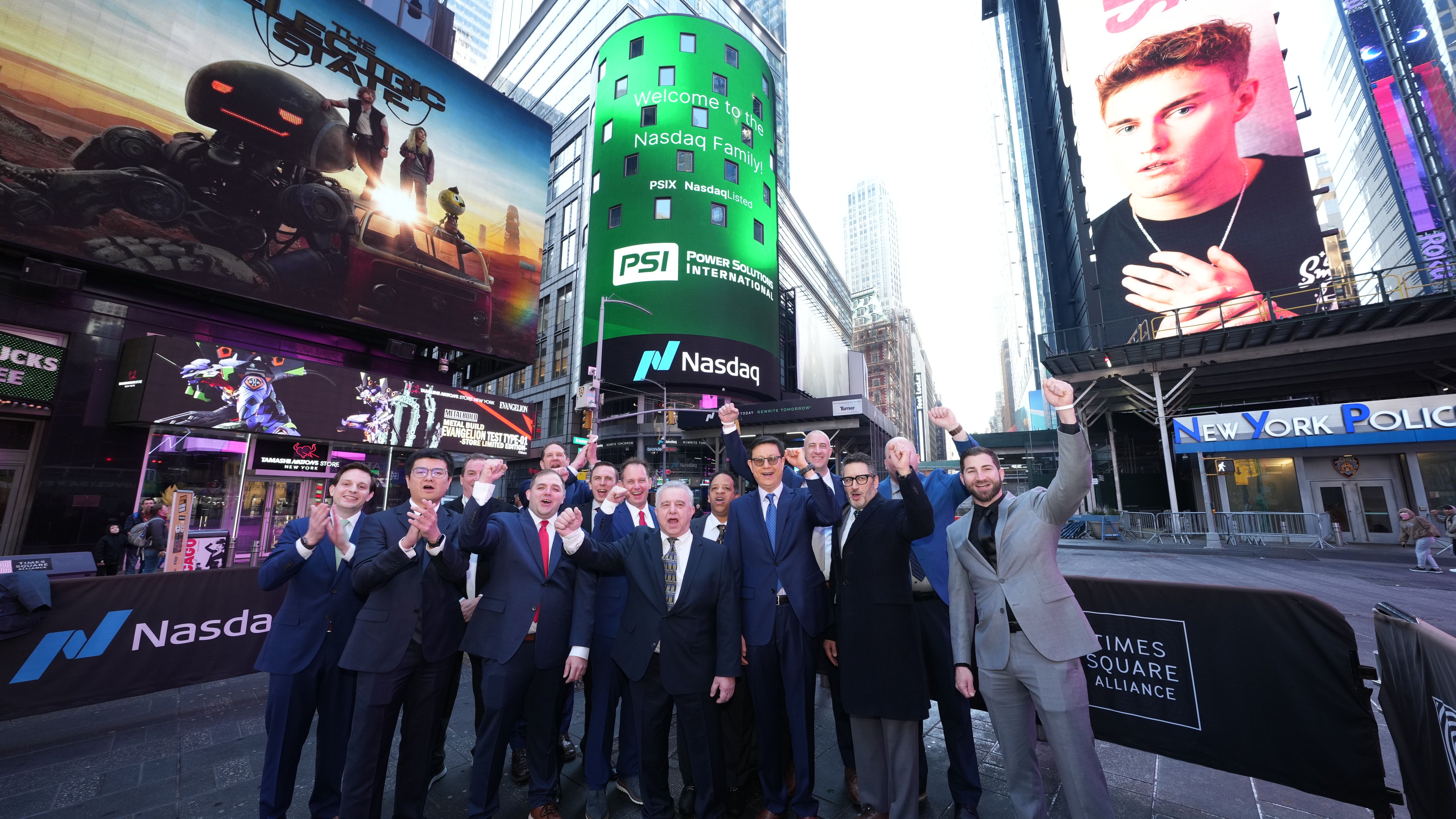 PSI Executives were on hand to ring the bell Feb. 24 to usher in the beginning of the day's trading at NASDAQ in New York City.